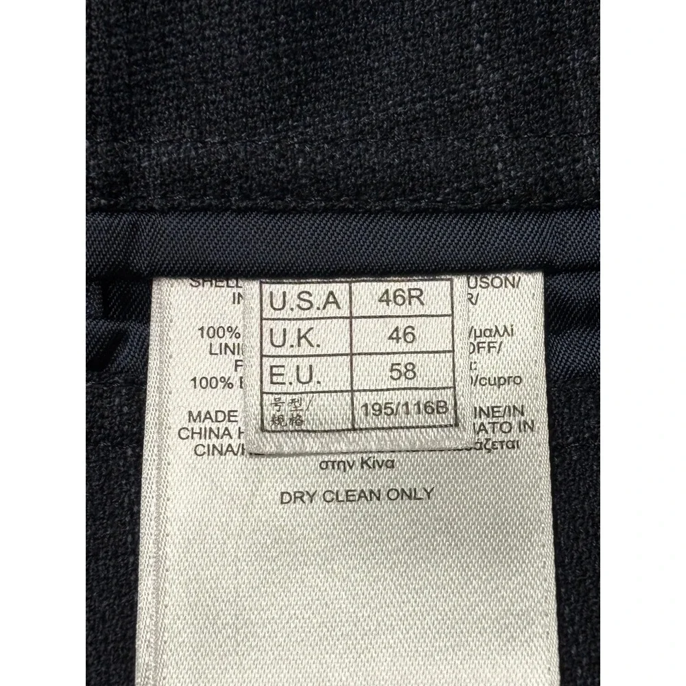 Brooks Brothers 1818 Madison Full Canvas Plaid Ethomas‎ 130 's Wool Blazer 46R
